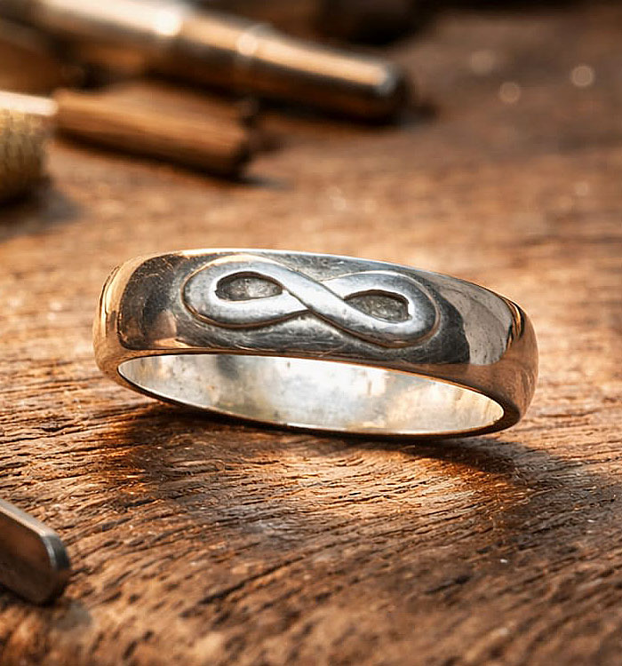 Greta Joyas-Anillo de plata hecho a mano